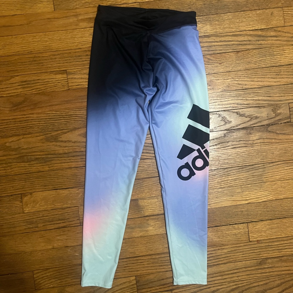 Girls multicolored leggings by adidas size 14